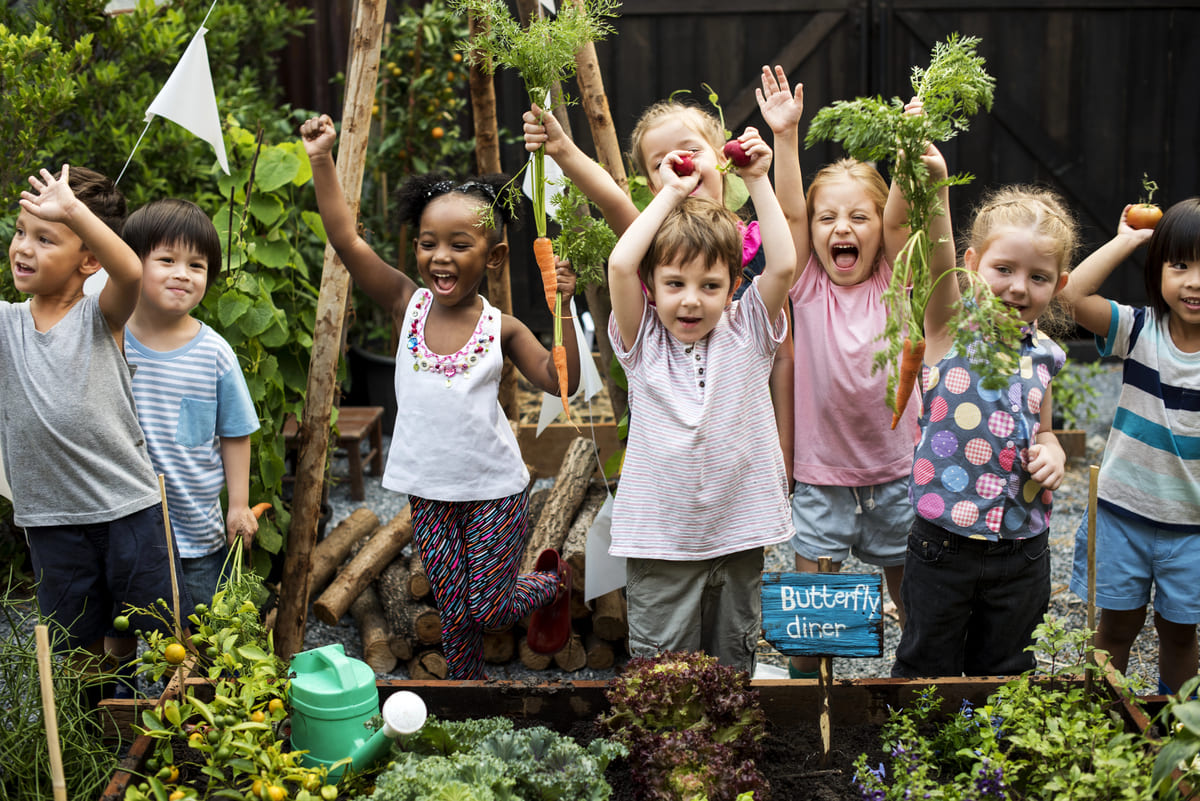 Een moestuin voor kinderen